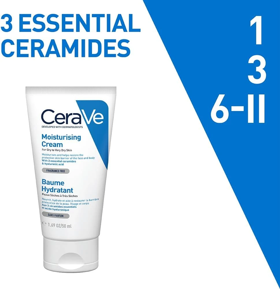 CeraVe Moisturizing Cream | 48H Body and Face Moisturizer
