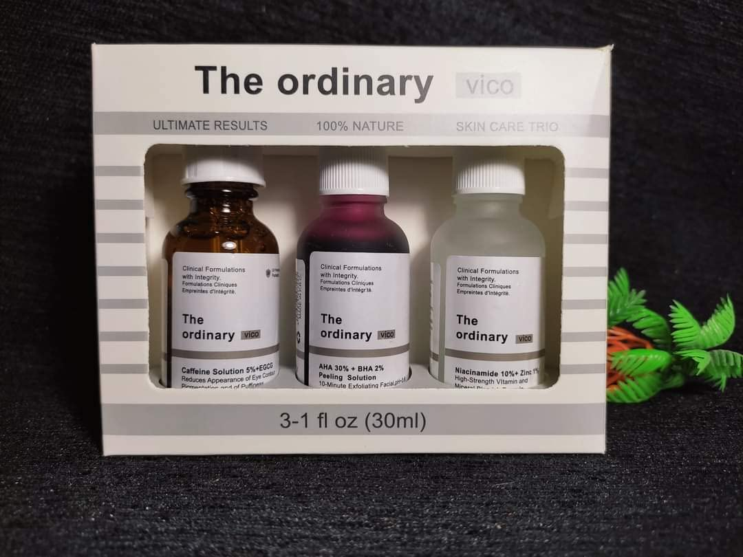 THE ORDINARY 3 IN 1 VICO SKIN CARE PEELING CAFFEINE NIACINAMIDE
