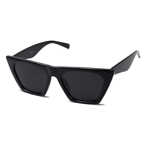SOJOS Oversized Square Cateye Polarized Sunglasses for Women Men Big Trendy Sunn