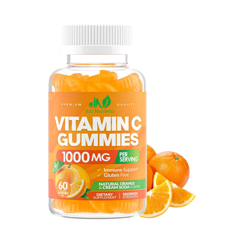 Vitamin C Gummies 1000mg for Adults & Kids – Chewable Multivitamin with Zinc for