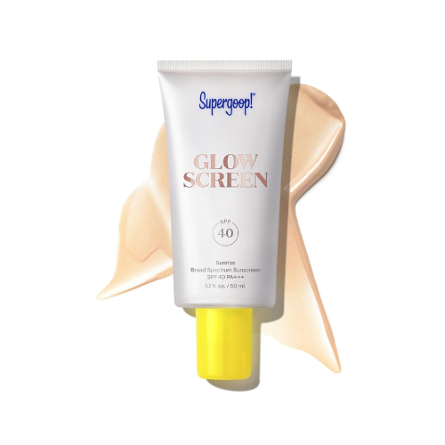 Supergoop! Glowscreen SPF 40 Sunrise – Glowy Primer & Tinted Sunscreen with Blue