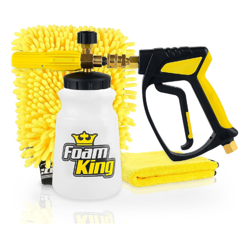 Clean Car USA Foam Cannon Pressure Washer Gun – Stubby Foam Sprayer with Swivel,