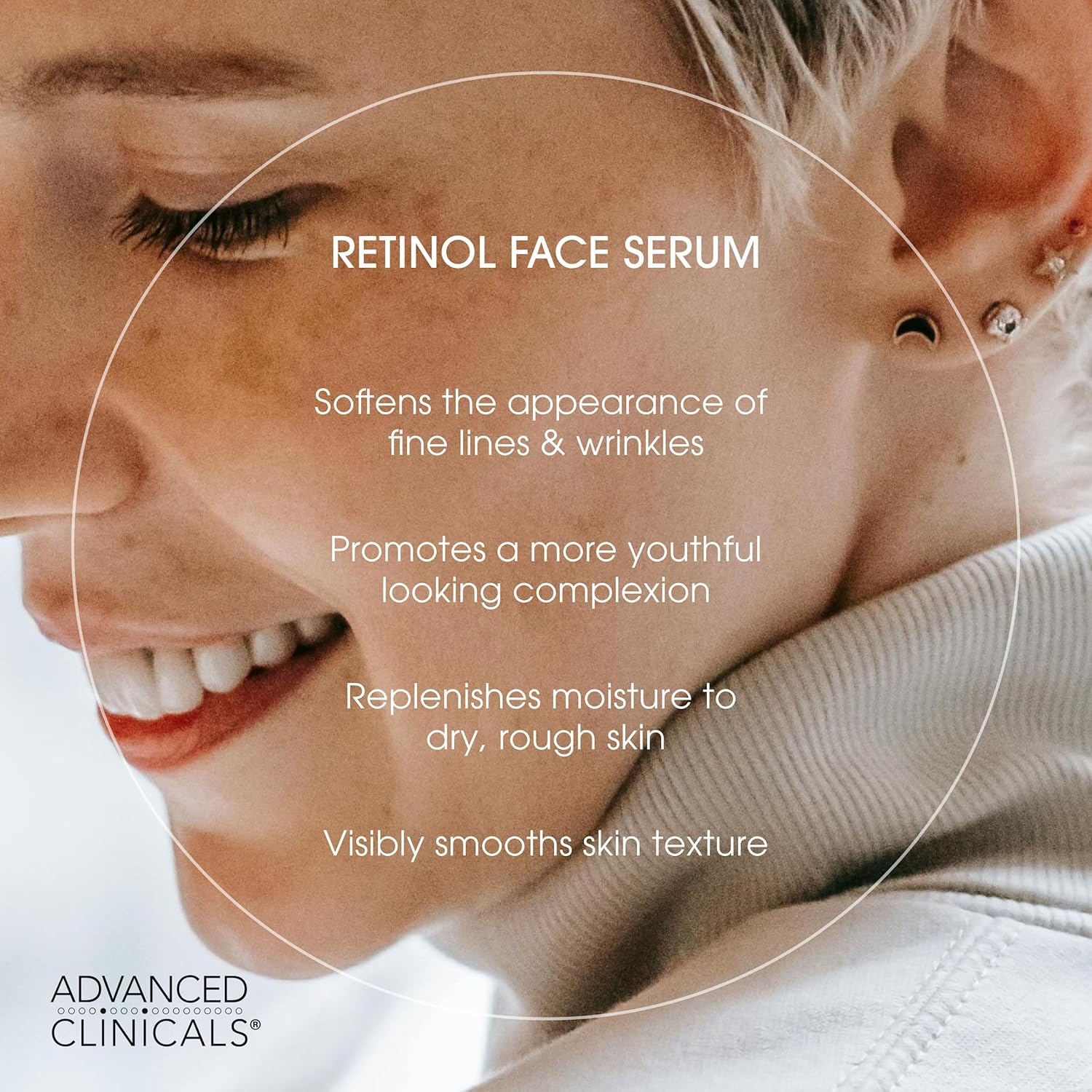 Advanced Clinicals Retinol Serum for Face – Anti-Aging Face Moisturizer with Vit