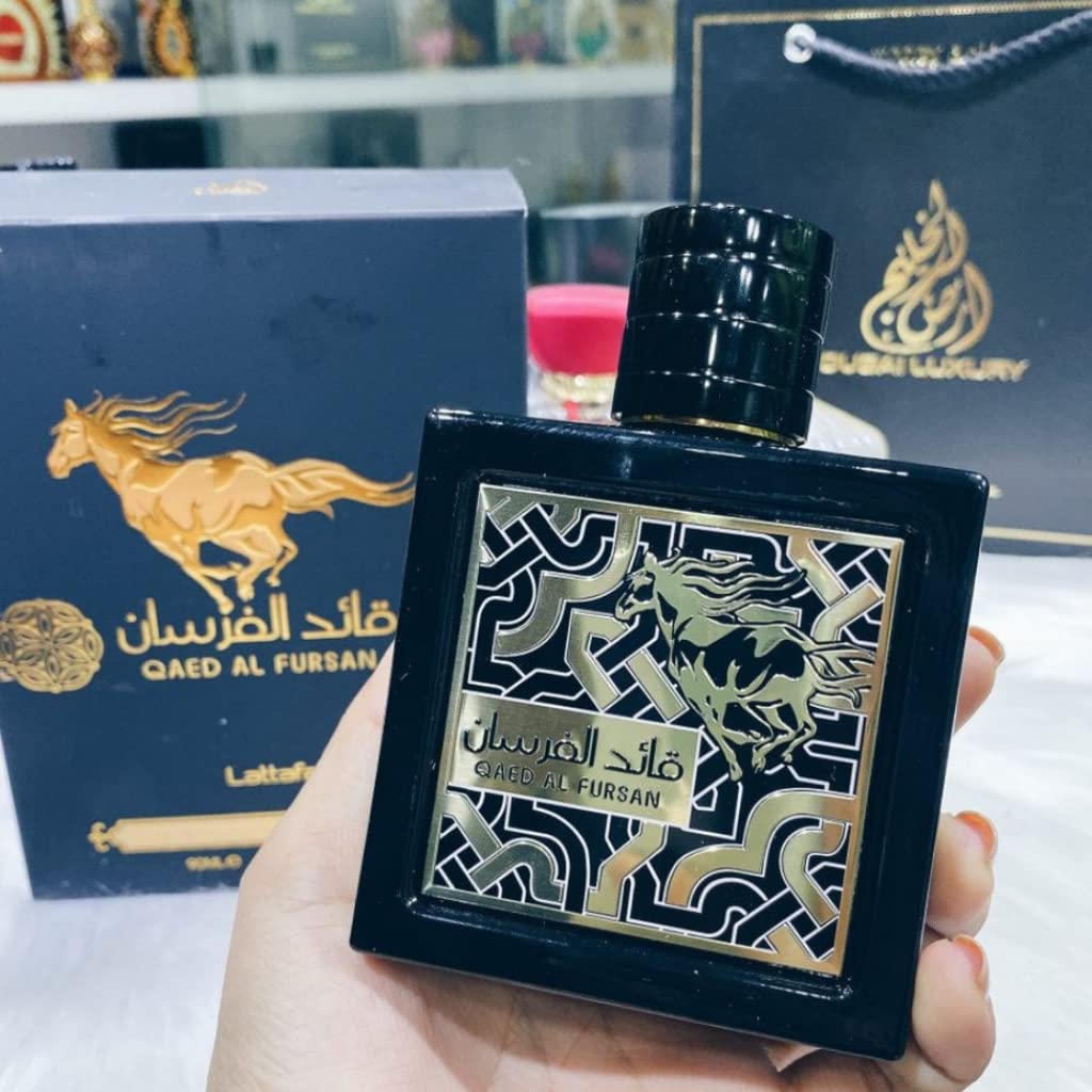 Lattafa Qaed Al Fursan Eau de Parfum – Oriental Fruity Fresh Amber Woody Long-La