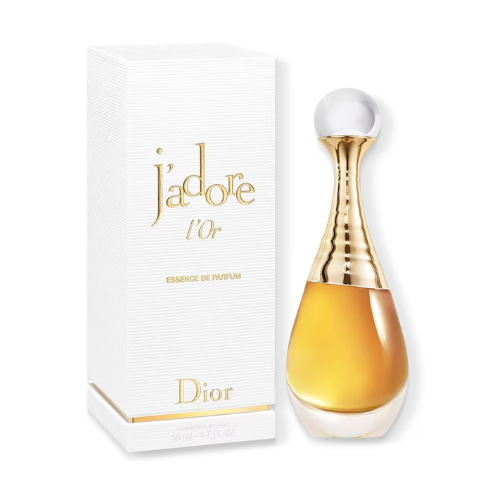 Dior J’adore L’Or Essence De Parfum Spray for Women 1.7 oz – Luxurious Floral Or