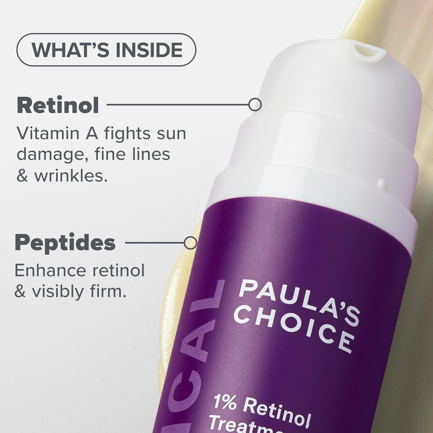 Paula's Choice CLINICAL 1% Retinol Face Treatment – Anti-Aging Serum with Peptid