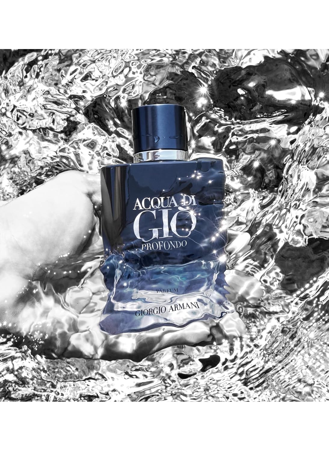Armani Acqua di Giò Profondo Parfum for Men – Fougère Aromatic & Ambery Cologne 