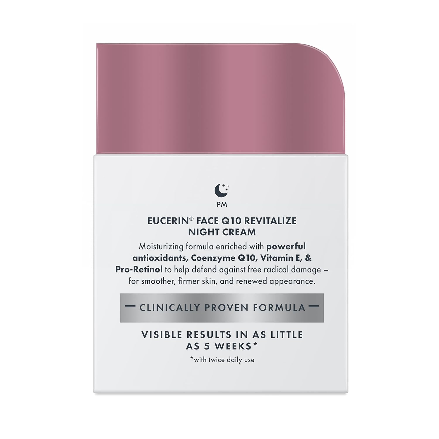 Eucerin Q10 Anti-Wrinkle Night Cream + Pro-Retinol – Facial Cream for Sensitive 