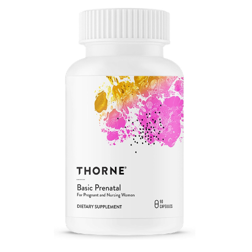 THORNE Basic Prenatal Multivitamin – Folate & Choline for Pregnant & Nursing Wom