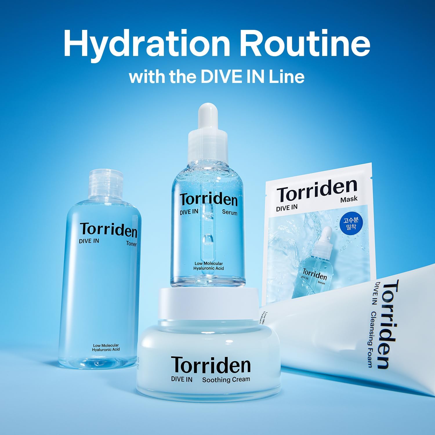 Torriden DIVE IN Cream 80ml – Lightweight Hyaluronic Acid Moisturizer for Sensit
