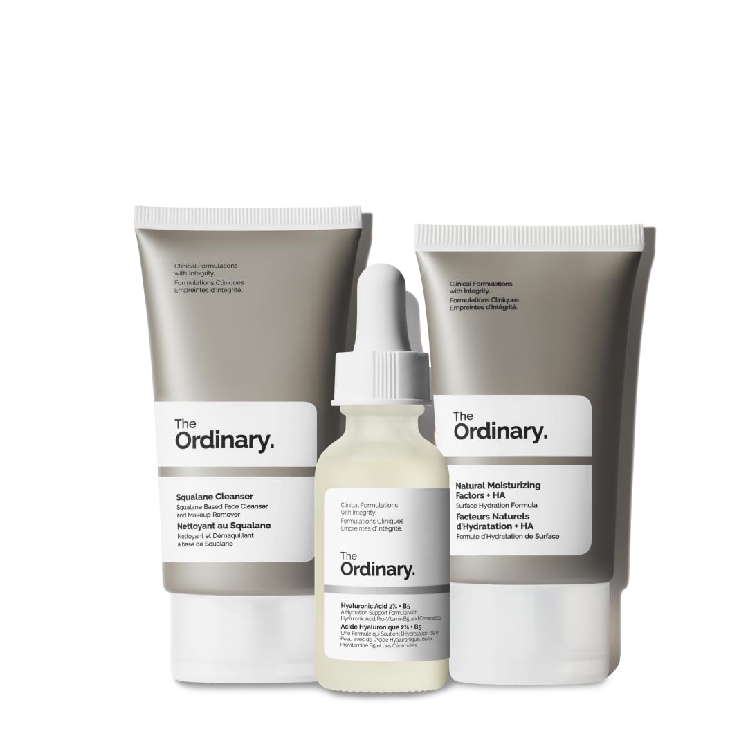The Ordinary The Daily Set – Complete Daily Skincare Routine with Squalane Clean
