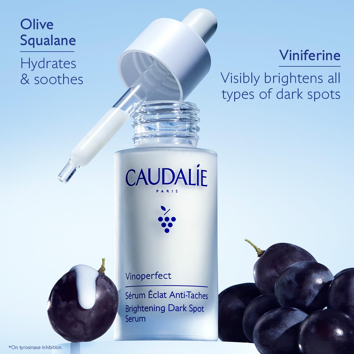 Caudalie Vinoperfect Brightening Dark Spot Serum – Vitamin C Alternative with Vi