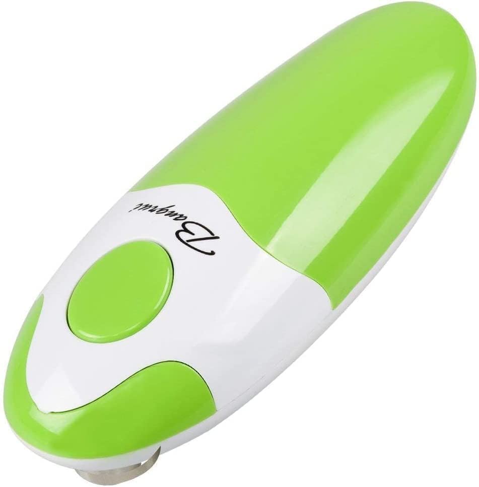 Automatic Cordless Electric Can Opener – One-Touch Safety Can Opener with Smooth