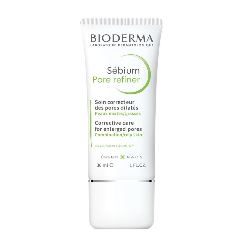 Bioderma Sébium Pore Refiner Cream – Pore Minimizer & Makeup Primer for Oily, Ac