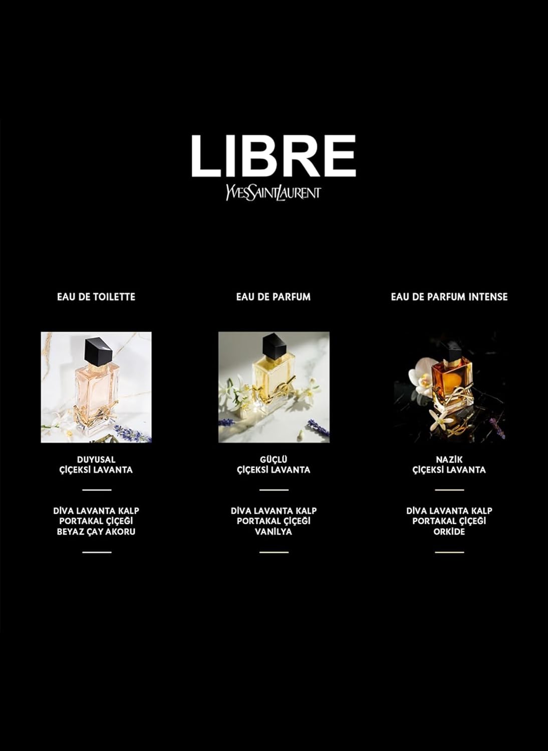 Yves Saint Laurent Libre Eau de Toilette for Women 1.6 oz – Fresh Floral Lavende