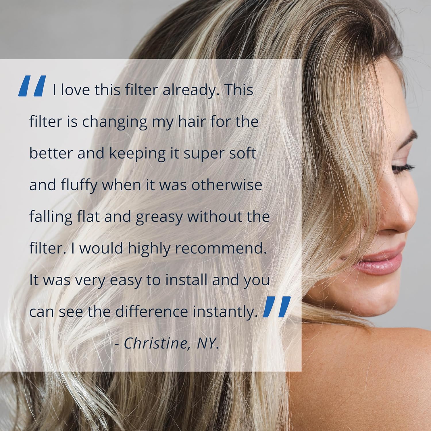 Aquasana Shower Filter AQ-4100NSH – Dermatologist-Recommended, Reduces 90% Chlor