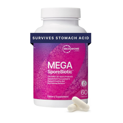 Microbiome Labs MegaSporeBiotic – Spore-Based Probiotics for Gut Health & Digest