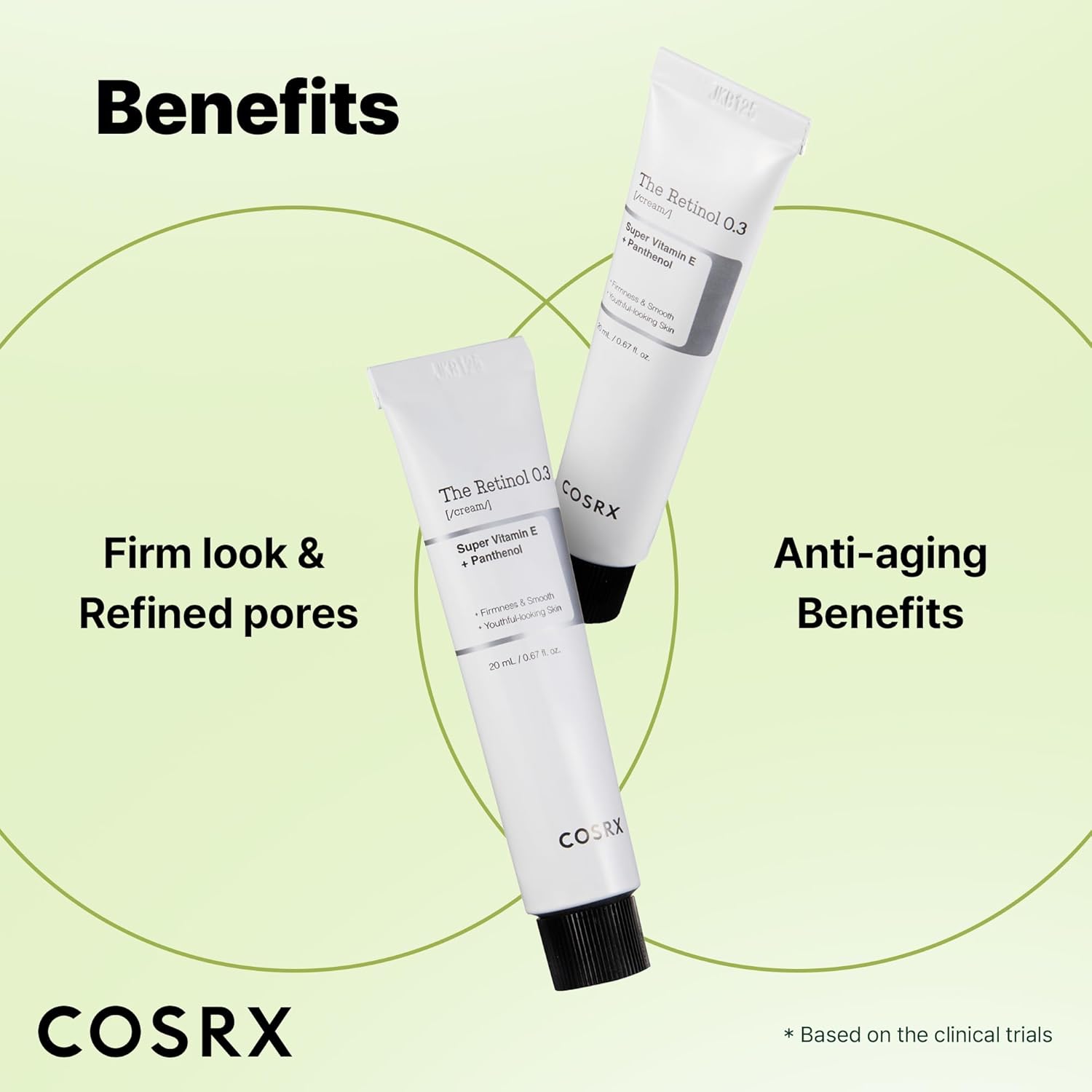 COSRX Retinol 0.3% Cream, Anti-Aging Eye & Neck Cream for Wrinkles & Fine Lines,