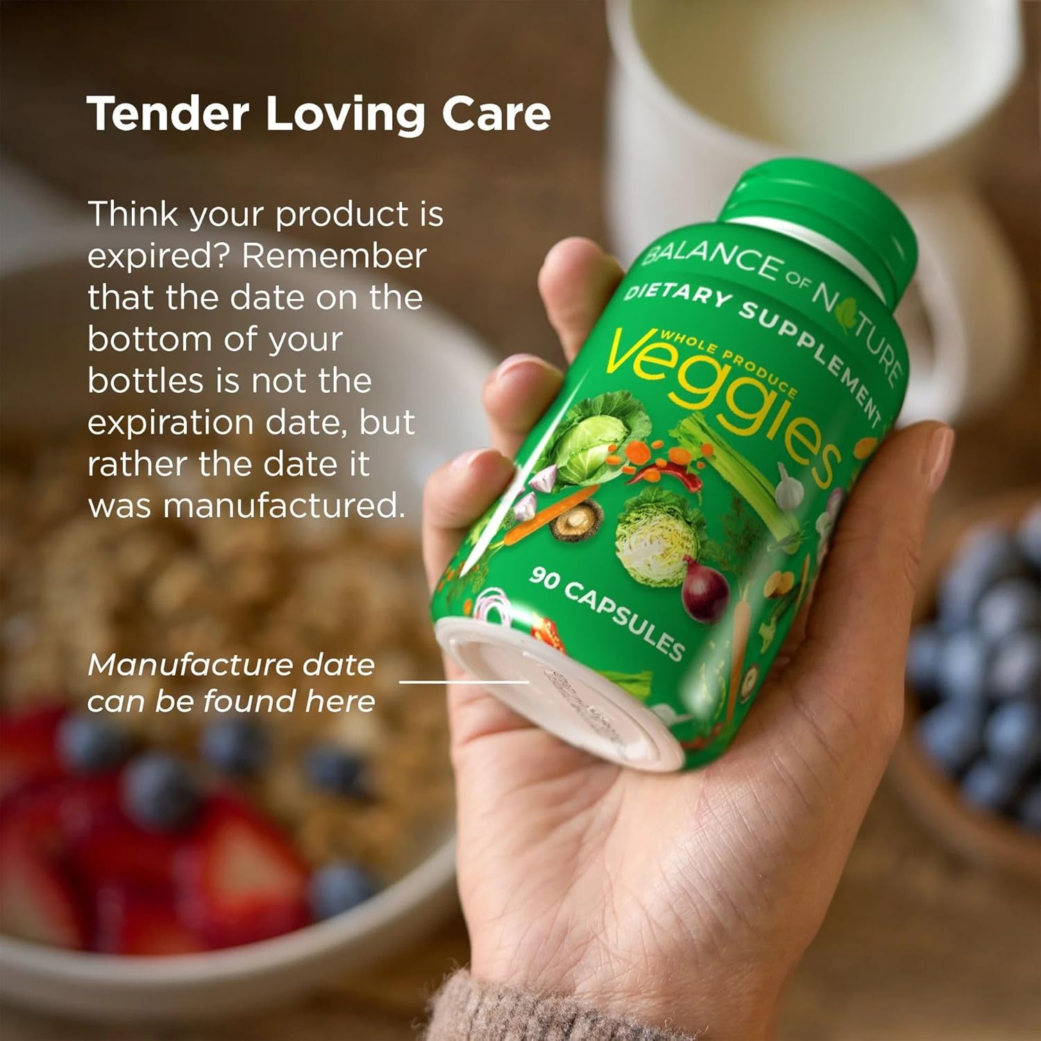 Balance of Nature Fruits & Veggies Supplements – Whole Fruit & Vegetable Nutriti