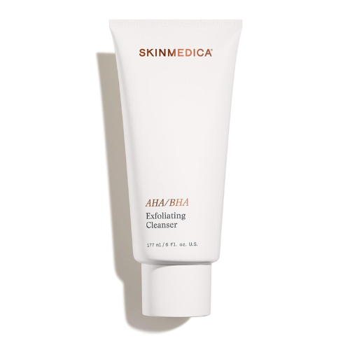 SkinMedica AHA/BHA Exfoliating Face Wash – Gentle Facial Scrub with Jojoba Oil f