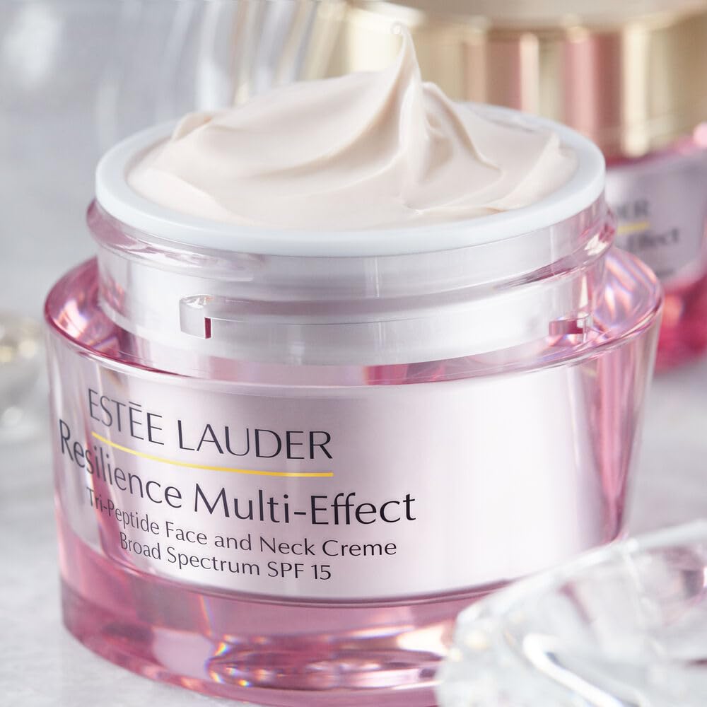 Estée Lauder Resilience Multi-Effect Tri-Peptide Face & Neck Cream SPF 15 – Plum