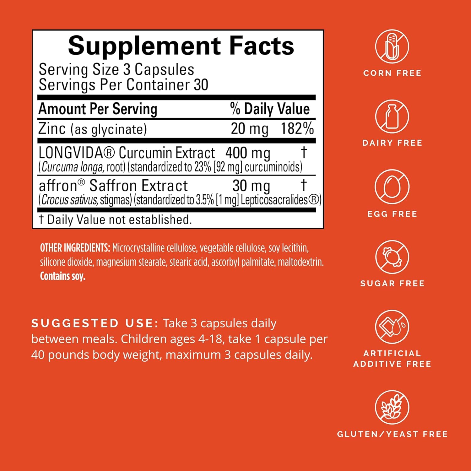 BRAINMD Dr. Amen Happy Saffron Plus – Mood & Emotional Wellness Support with Saf