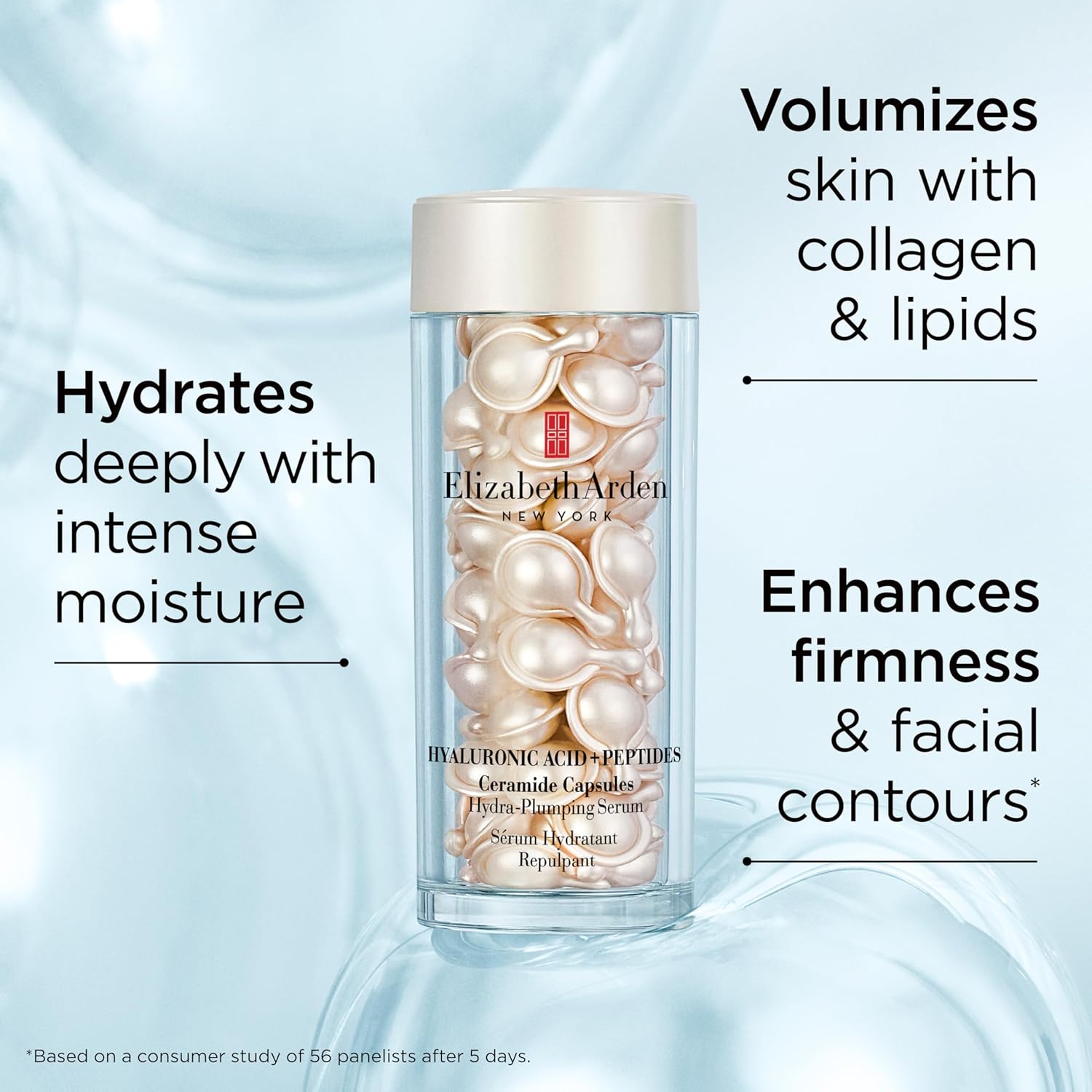 Elizabeth Arden Hyaluronic Acid + Peptides Ceramide Capsules – Hydra-Plumping Se