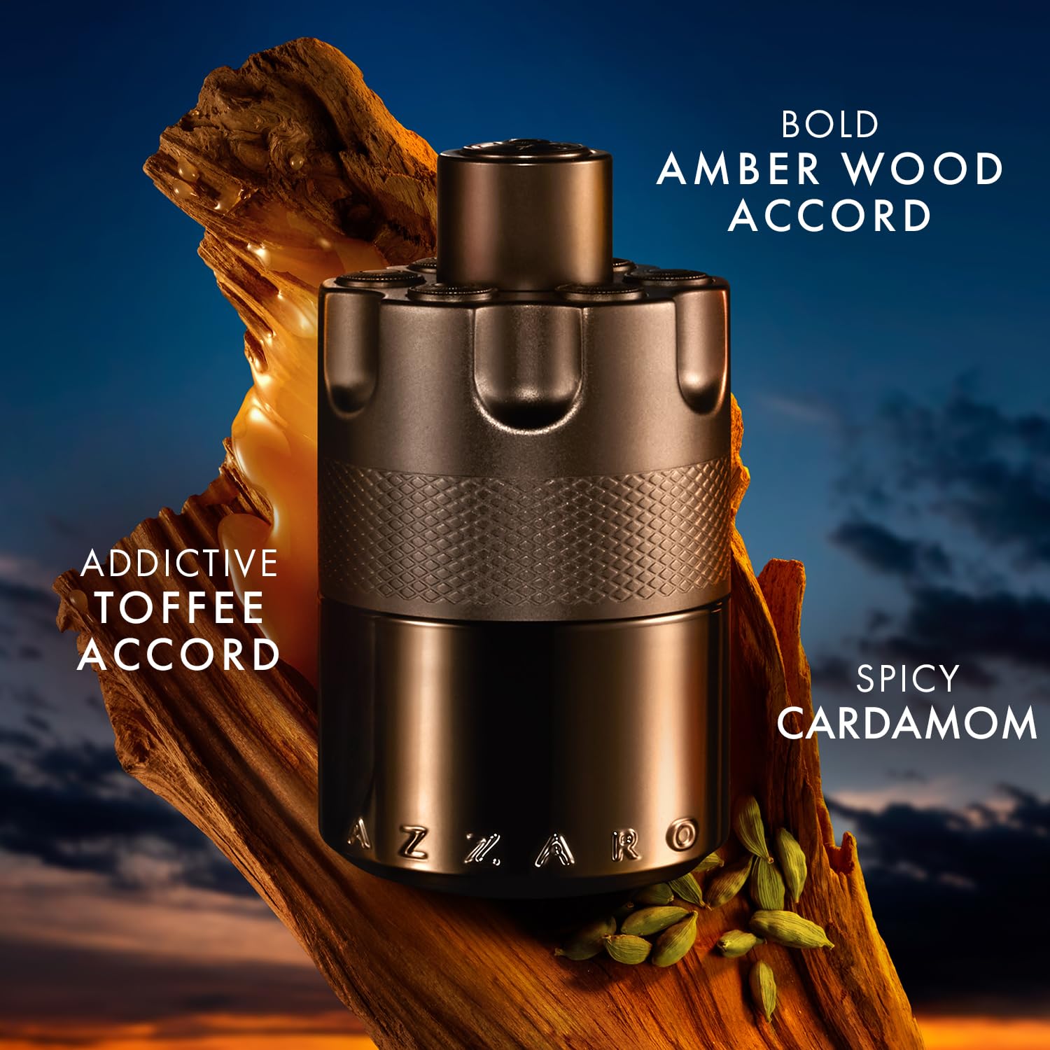 Azzaro The Most Wanted Eau de Parfum Intense – Woody & Seductive Men’s Cologne –