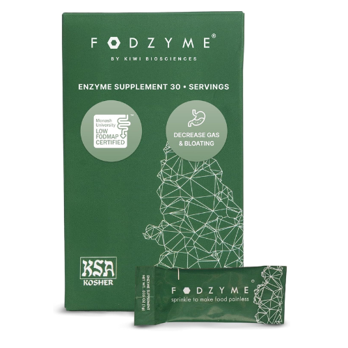 FODZYME® On-The-Go Digestive Enzymes – Gut Health & Relief from Bloating, Gas, C