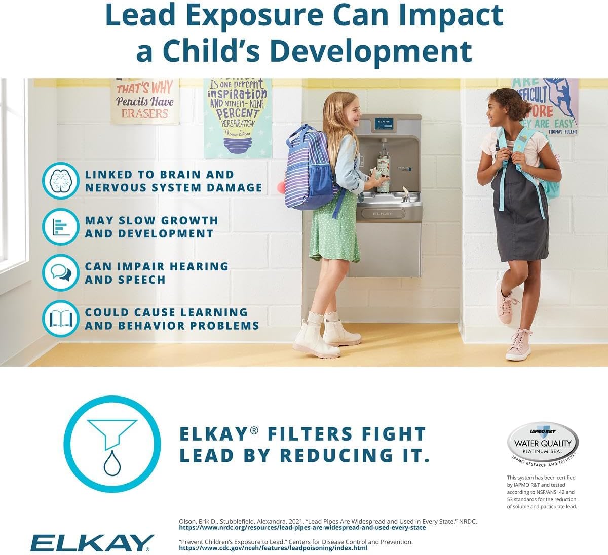 Elkay 51300C WaterSentry Plus Replacement Filter Cartridge – Genuine Filter for 