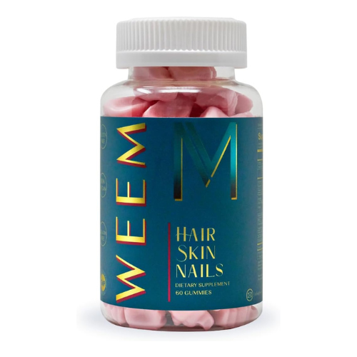 WEEM Hair, Skin & Nails Gummies – Vegan Biotin Vitamins for Women & Men | Suppor