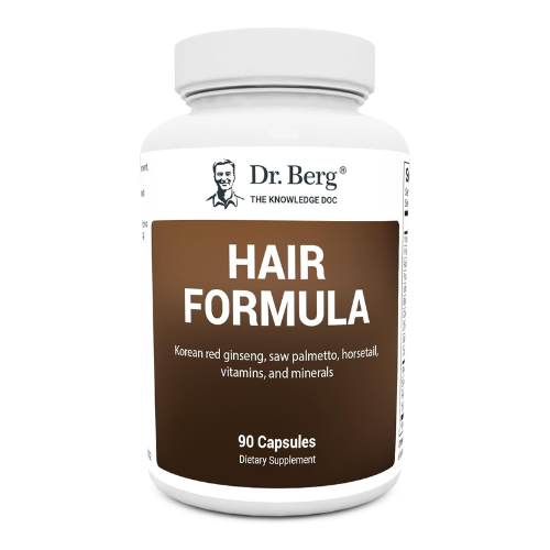 Dr. Berg All-in-One Hair, Skin & Nails Vitamins – Biotin, Saw Palmetto, DHT Bloc