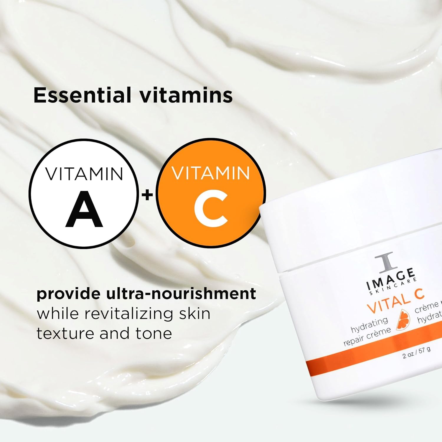 IMAGE Skincare VITAL C Hydrating Repair Crème | Night Face Cream with Hyaluronic