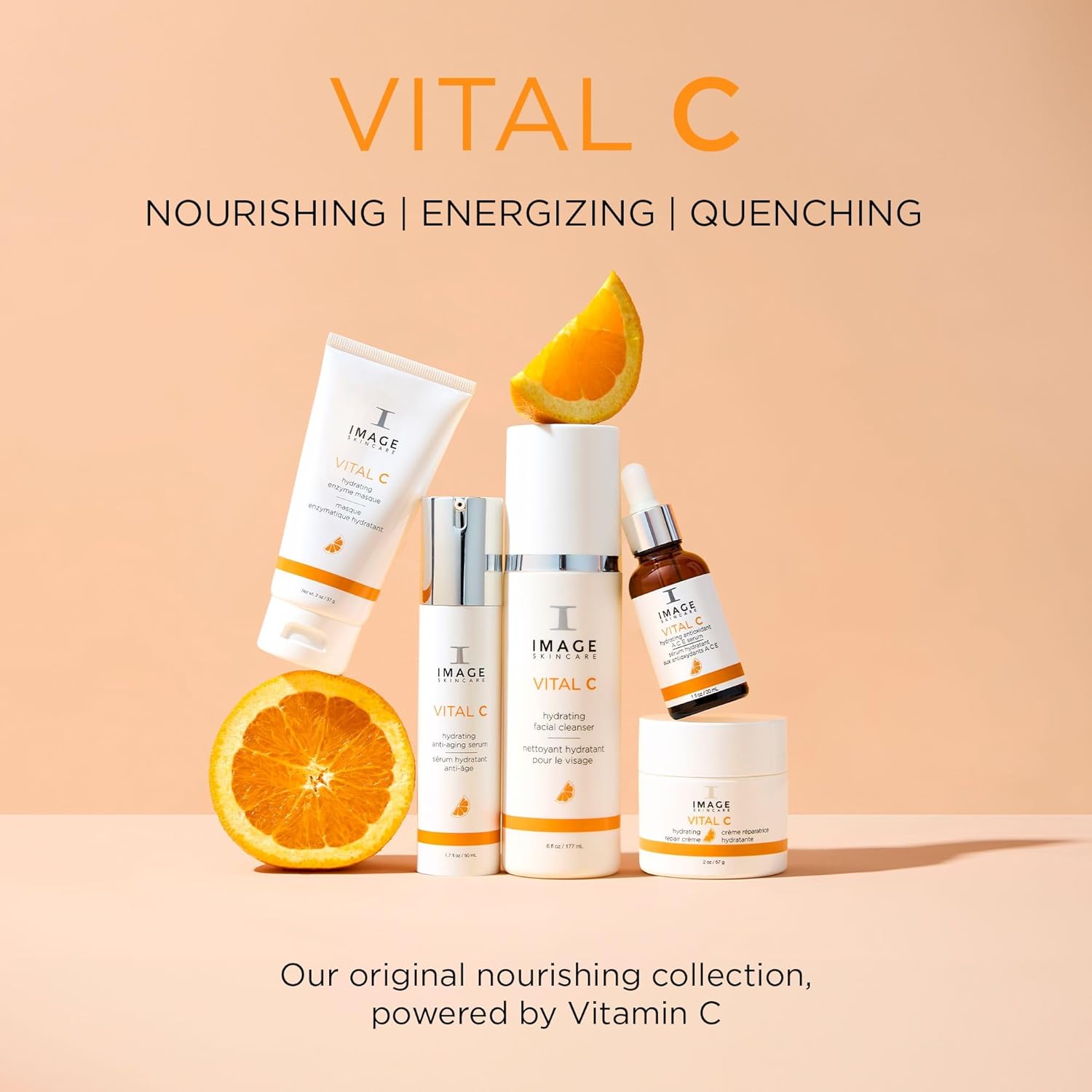 IMAGE Skincare VITAL C Hydrating Facial Cleanser – Gentle Vitamin C Face Wash wi