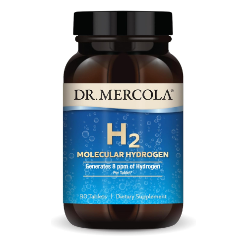 Dr. Mercola H2 Molecular Hydrogen Tablets – Supports Healthy Aging, Cellular Ene