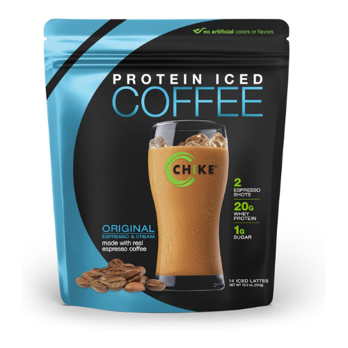 Chike High Protein Iced Coffee – Original Flavor, 14 Servings (15.1 oz) – Boost 