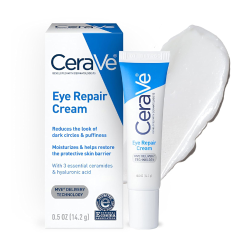 CeraVe Eye Repair Cream – Under Eye Treatment for Puffiness & Bags, Hyaluronic A