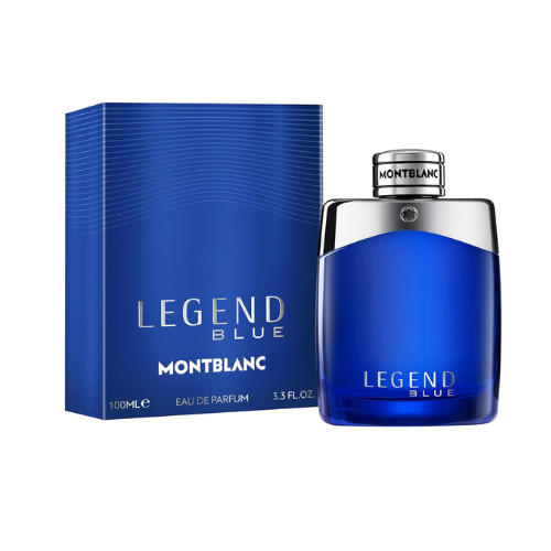 Montblanc Legend Blue Eau de Parfum for Men – Woody Aromatic Fragrance with Spea