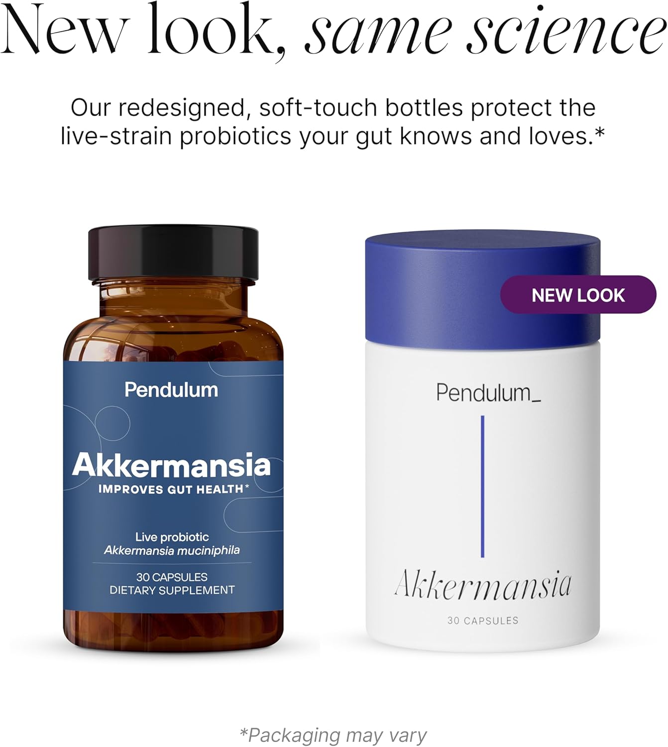 Pendulum Akkermansia Probiotic with Prebiotic Fiber – Gut Health Supplement for 