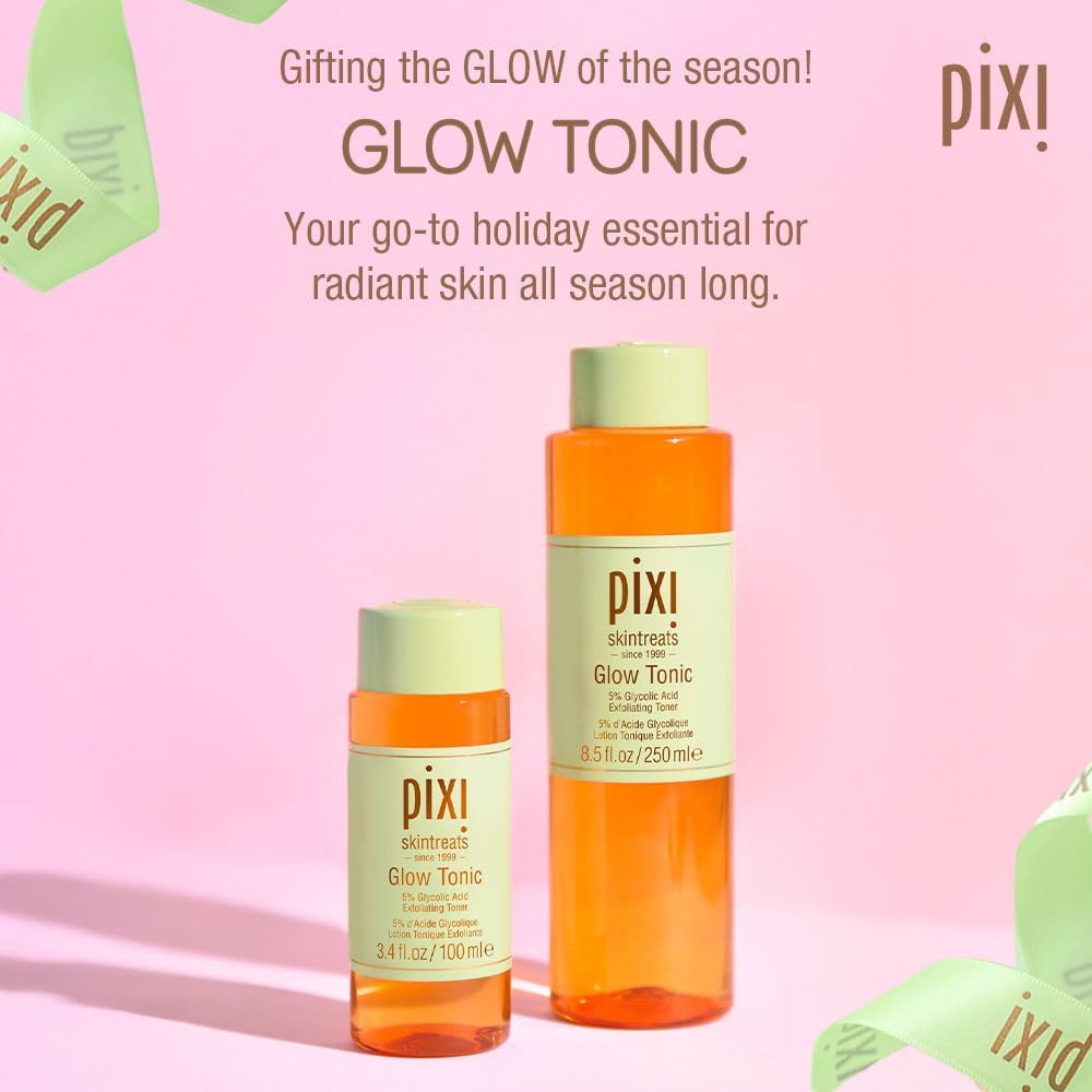 Pixi Glow Tonic Glycolic Acid Face Toner – Brightening & Radiance Boosting Daily