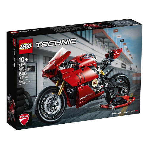 LEGO Technic Ducati Panigale V4 R Motorcycle 42107 – Collectible Superbike Model