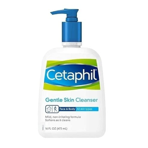 Cetaphil Gentle Skin Cleanser for All Skin Types, 16 oz – Mild Face & Body Clean