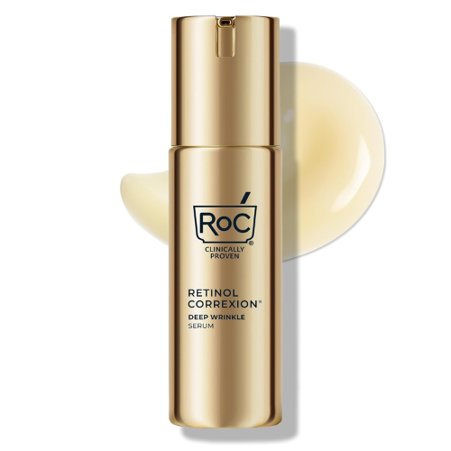 RoC Retinol Correxion Deep Wrinkle Face Serum with Ascorbic Acid – Anti-Aging Tr