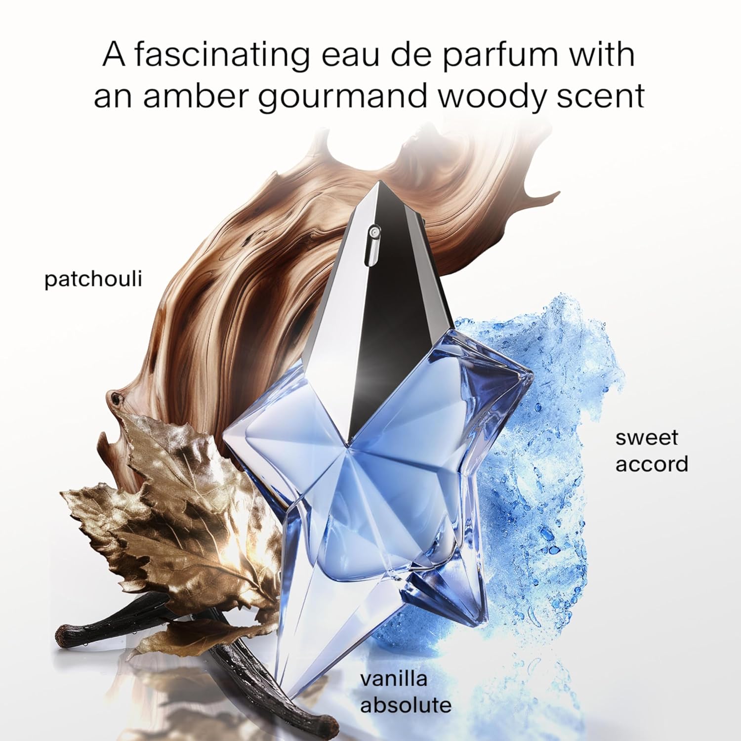 Mugler Angel Eau de Parfum for Women – Ambery & Woody Long-Lasting Fragrance wit