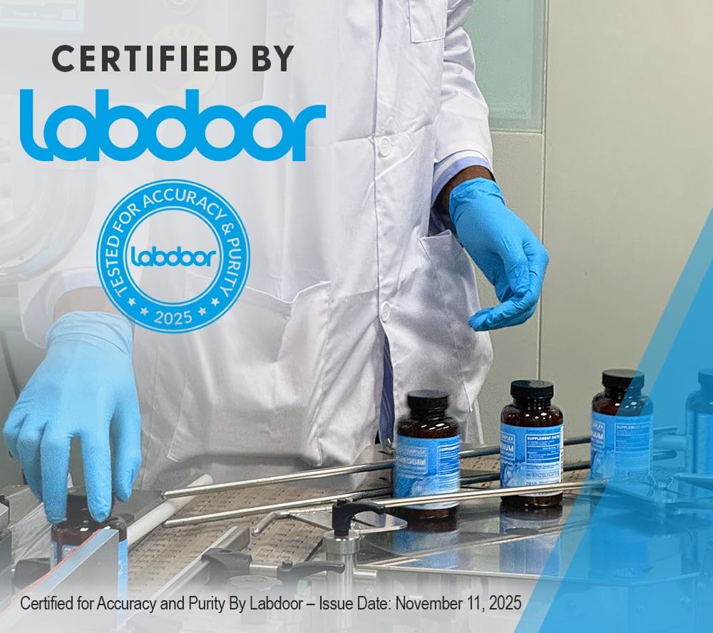 BioEmblem Triple Magnesium Complex – 300mg Glycinate, Malate & Citrate – High Ab