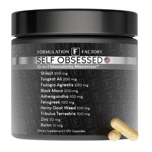 Formulation Factory Self Obsessed 10-in-1 Masculinity Maximizer – Shilajit, Tong