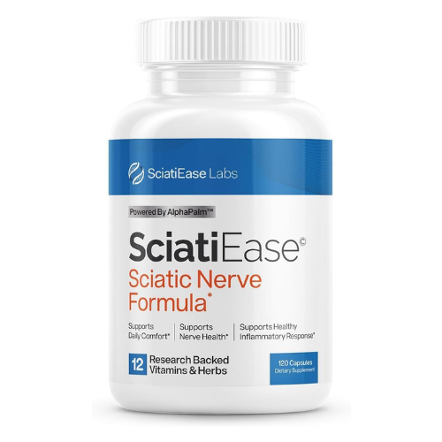 SciatiEase Sciatic Nerve Health Supplement – Nerve Support Formula with AlphaPal