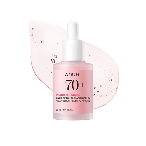 Anua Peach 70 Niacinamide Serum 30ml (1.01 fl oz) | Brightening & Hydrating Face