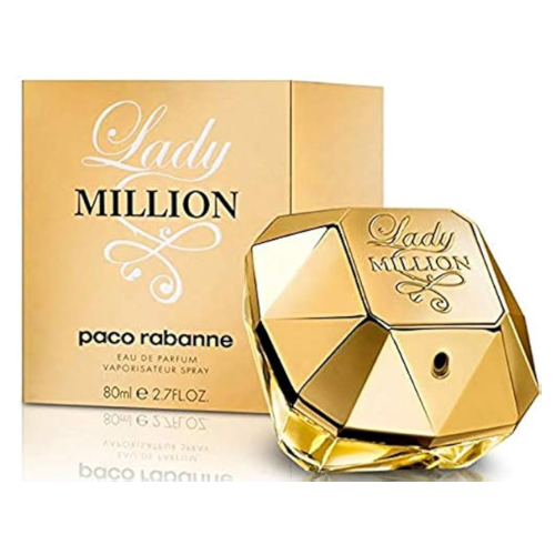 Paco Rabanne Lady Million Eau de Parfum – Floral Fruity Women's Perfume, 2.7 Oz 