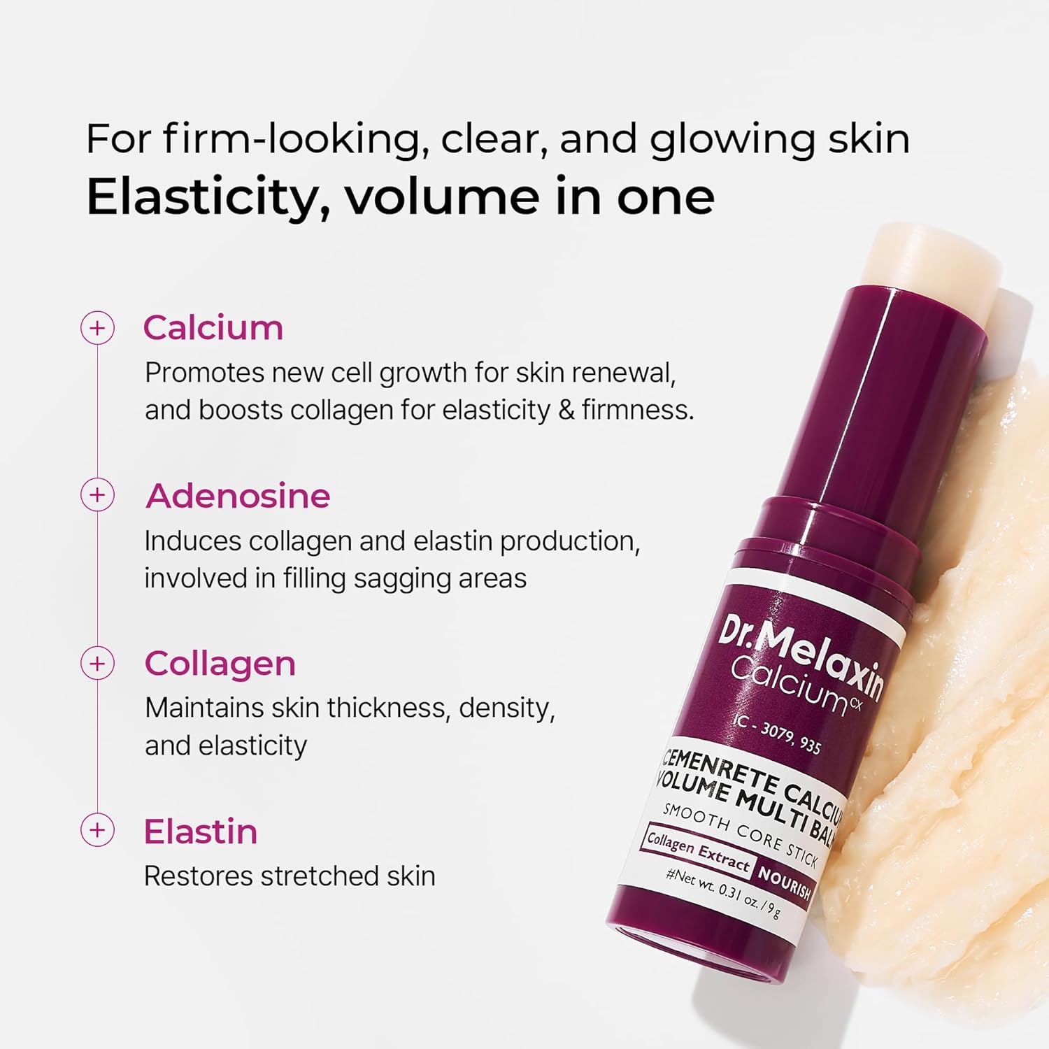Dr.Melaxin Cemenrete Calcium Multi Balm – All-in-One Korean Skincare Stick for F